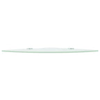 vidaXL Wall Corner Shelf Floating Corner Shelf Display Shelf Tempered Glass