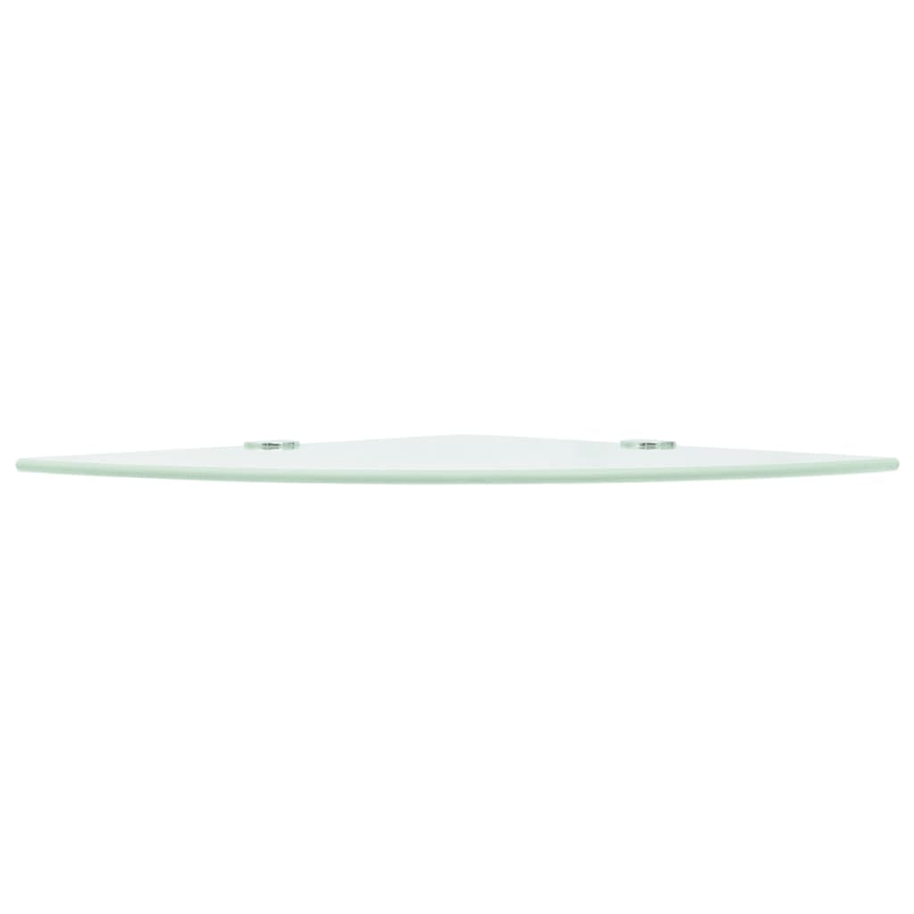 vidaXL Wall Corner Shelf Floating Corner Shelf Display Shelf Tempered Glass
