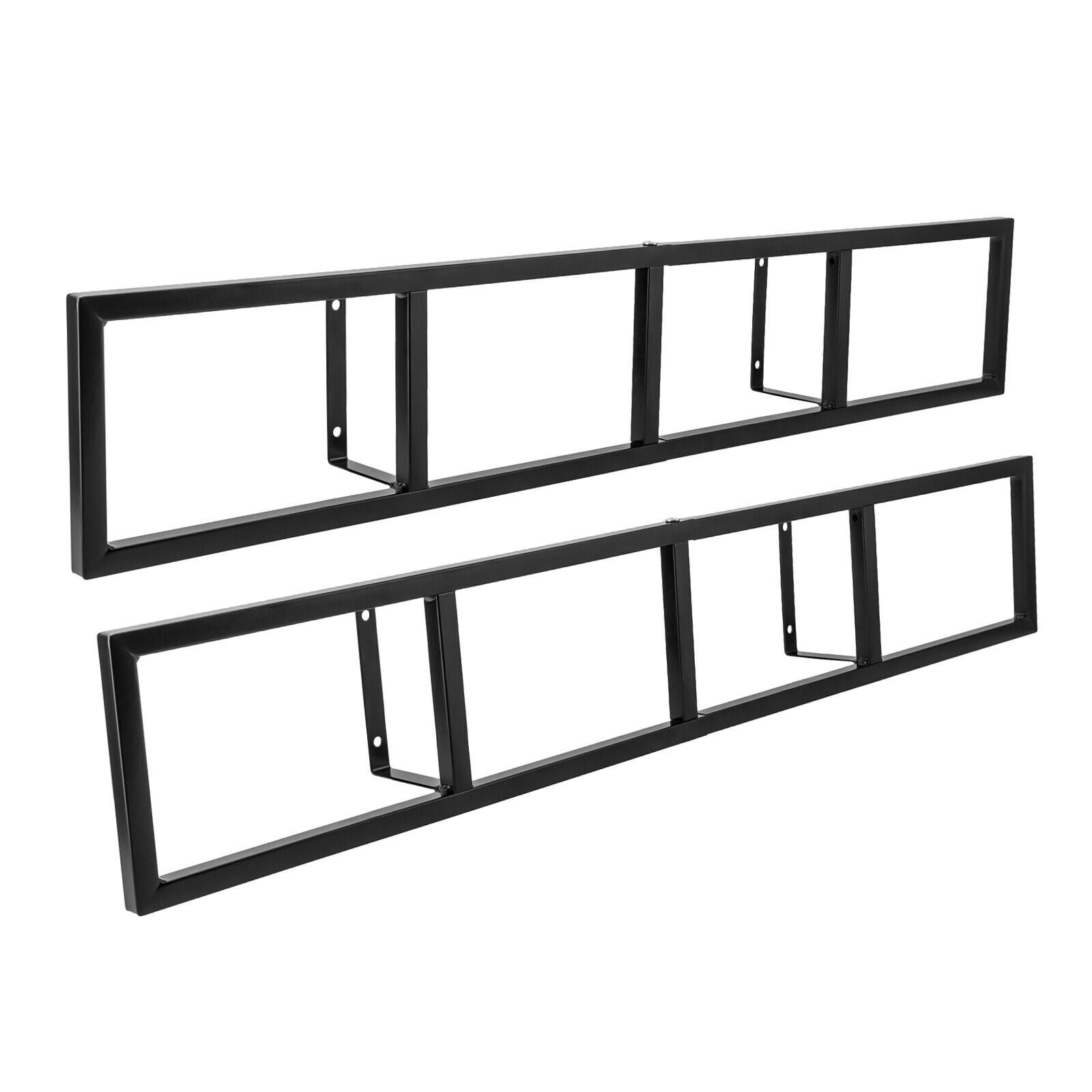 2x Home CD Rack Large Wall Mount Floating Shelf  CD DVD Rack Media Storage Organizer Shelves