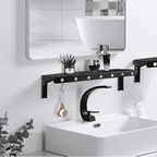 Sedesbon 10” x 24” Black Floating Shelves 2-Tier Modern Industrial Finish (2 Count)