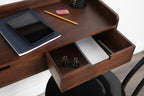 Kate And Laurel Wood Floating Shelf, 28 In x 12 In, Walnut Brown