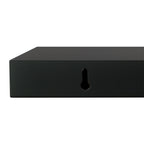 KG Stockholm Maine Floating Wall Shelf - Black, 24", Pack of 3