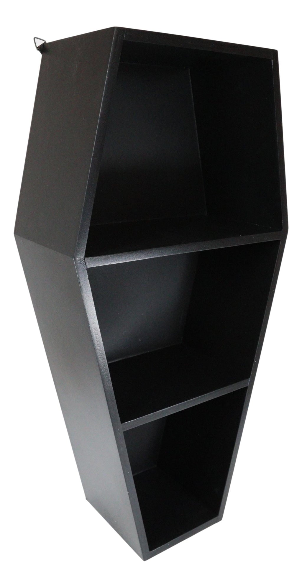 Ebros Gift 4.75” x 19.5” Black Coffin Floating Shelf