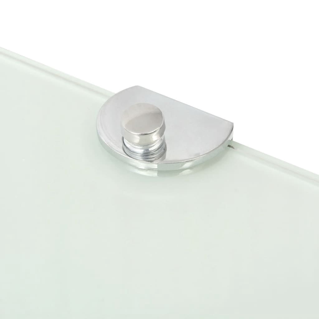 vidaXL Wall Corner Shelf Floating Corner Shelf Display Shelf Tempered Glass