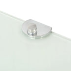 vidaXL Wall Corner Shelf Floating Corner Shelf Display Shelf Tempered Glass