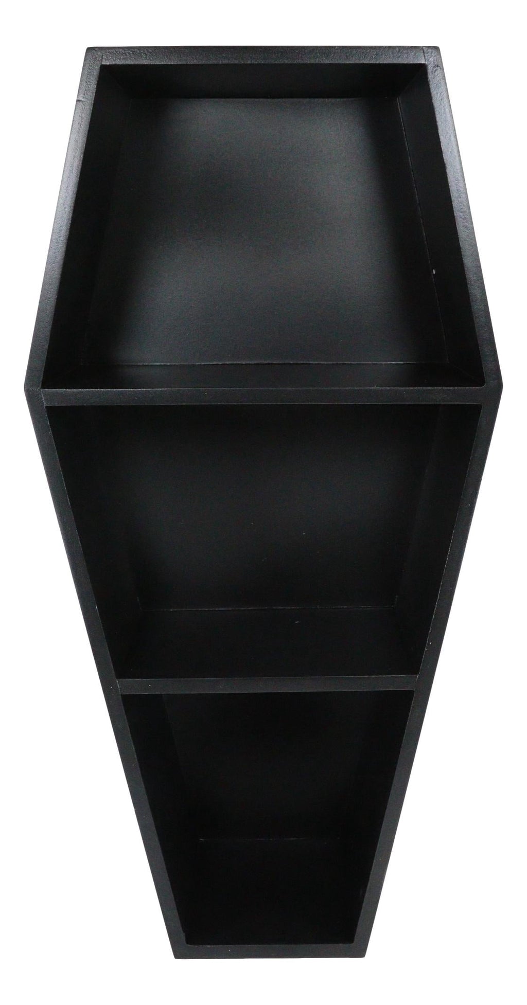 Ebros Gift 4.75” x 19.5” Black Coffin Floating Shelf