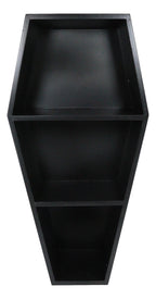Ebros Gift 4.75” x 19.5” Black Coffin Floating Shelf