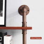Ivinta 2-Tier Shelf Industrial Pipe Shelving Farmhouse Floating Shelves Wall Bookshelf for Kitchen Living Room Bathroom