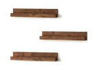 DRAKESTONE Floating Book and Display Shelf (3-Pack) - Walnut