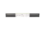 (2 pack) Hangman No Stud Floating Shelf - 24"- Black - Aluminum - Level and Hardware Included - No Drills or Anchors Needed