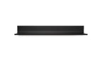 (2 pack) Hangman No Stud Floating Shelf - 24"- Black - Aluminum - Level and Hardware Included - No Drills or Anchors Needed