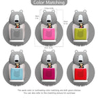 For Toniebox Creative Bear Children's Magnetic Floating Shelf and for Tonies for 30-48 Figures - Wall Shelf for The Music Box - for Playing and Collecting - for Children's Baby Rooms (Grey)