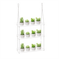 3-Tier Window Plant Shelves 16 Inch, Acrylic Adjustable Hanging Floating Shelf, Window Sill Extender for Indoor Plants