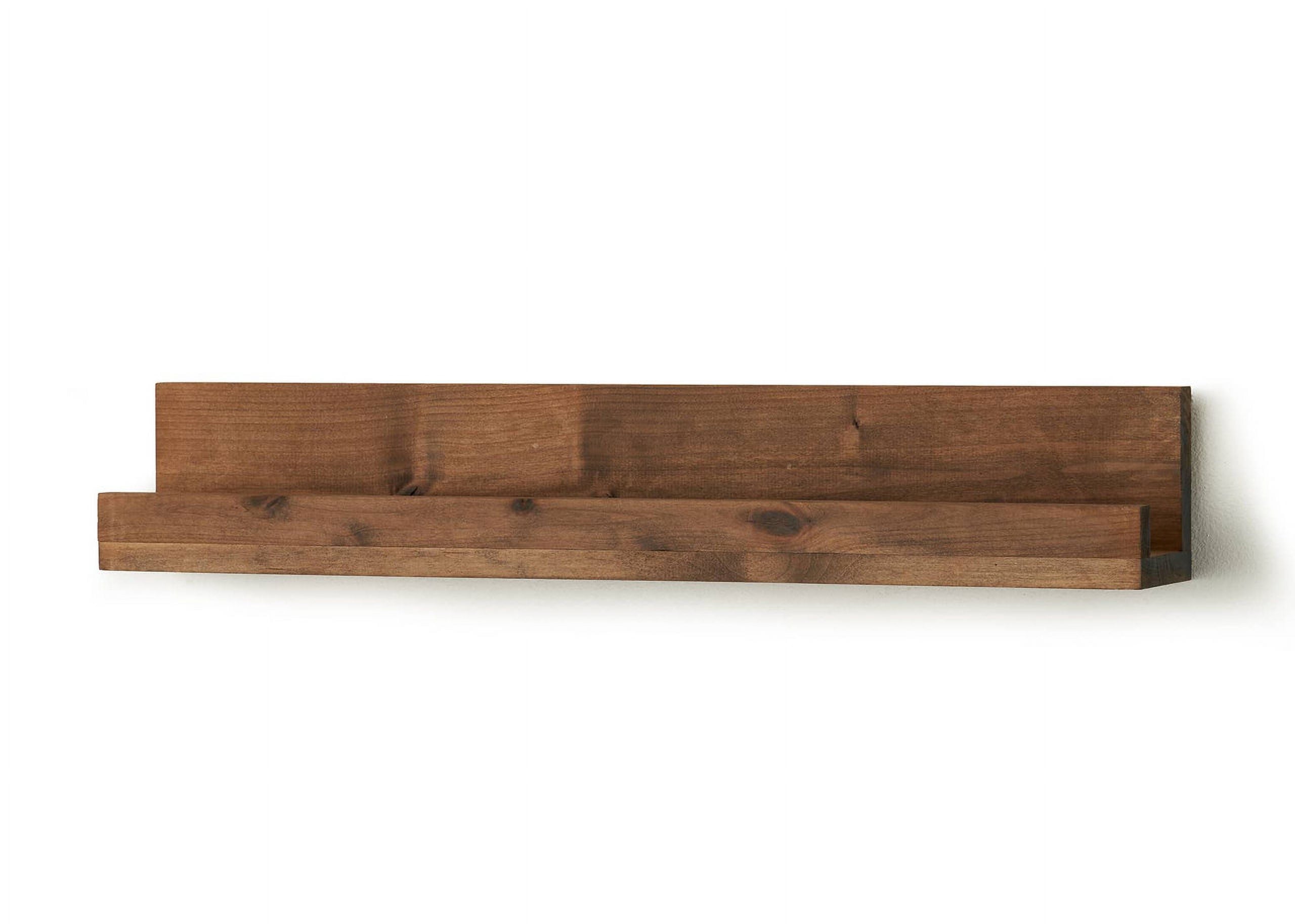 DRAKESTONE Floating Book and Display Shelf (3-Pack) - Walnut