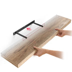 Ballucci 36" Floating Shelves, 2-Pack Wood Wall Shelf Set with Invisible Brackets, 8" Deep, Oak Finish