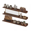 36 inch Floating Shelves Wall Mounted Set of 3, Rustic Large Wall Shelves Picture Ledge Shelf for Bedroom Living Room Bathroom Kitchen