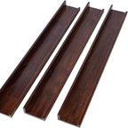 36 Inch Wood Floating Shelves Wall Mounted Deep Walnut Picture Ledge Shelf Nursery Book Shelves for Home Decor for Bedrooms, Office, Living Room, Kitchen, 3 Same Sizes
