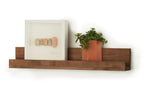 DRAKESTONE Floating Book and Display Shelf (3-Pack) - Walnut