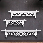 YLSHRF Display Wall Shelf, Wall Shelves,Set of 3 Shabby Floating Wall Shelves Bookshelf Display Wall Shelf Storage Rack