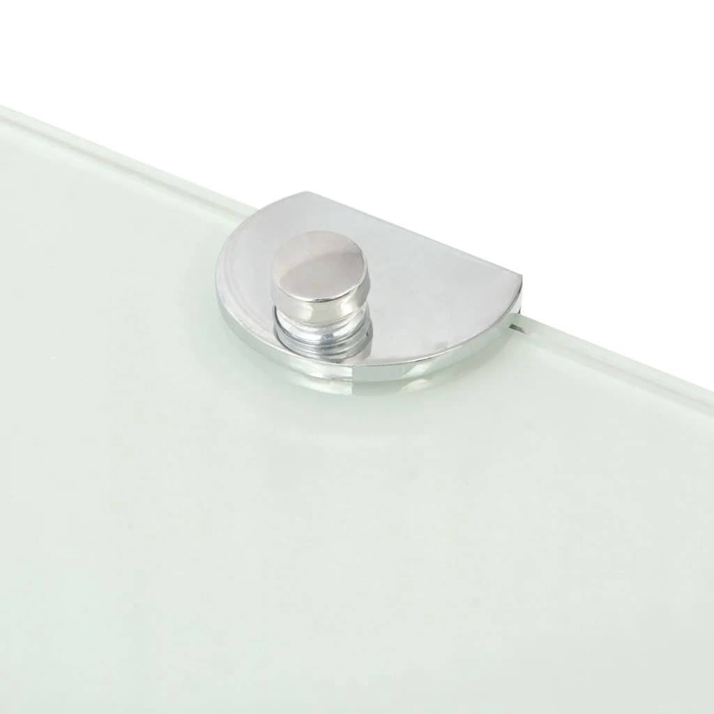 vidaXL Wall Corner Shelf Floating Corner Shelf Display Shelf Tempered Glass