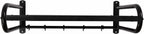 Miumaeov 20 x 15'' Carbon Steel Wall Shelf with 6 Hooks Wall Mounted Rack for Microwave or Household Grade Wall Mount Shelf with Fixing Kit Multifunctional Floating Shelves (Black)
