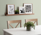 Kate And Laurel Wood Floating Shelf, 42 In x 3.5 In, Brown