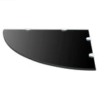 vidaXL Wall Corner Shelf Floating Corner Shelf Display Shelf Tempered Glass