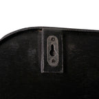 Beautiful Wooden Wall-Mounted Cubby Shelf, Black, 30.5 in x 18.25 in