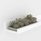 Long Floating Shelves for Wall Set of 5, 47 Inch White Wooden Picture Ledge Shelves for Bathroom, Bedroom, Kitchen, Living Room Storage and Decoration