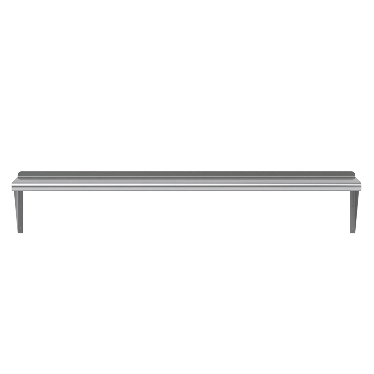 AmGood 12 in. x 60 in. Stainless Steel Wall Shelf | NSF Certified | Appliance & Equipment Metal Shelving | Kitchen, Restaurant, Garage, Laundry, Utility Room