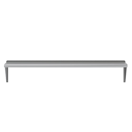 AmGood 12 in. x 60 in. Stainless Steel Wall Shelf | NSF Certified | Appliance & Equipment Metal Shelving | Kitchen, Restaurant, Garage, Laundry, Utility Room