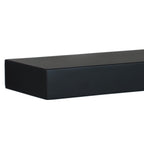 KG Stockholm Maine Floating Wall Shelf - Black, 24", Pack of 3