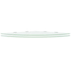 vidaXL Wall Corner Shelf Floating Corner Shelf Display Shelf Tempered Glass
