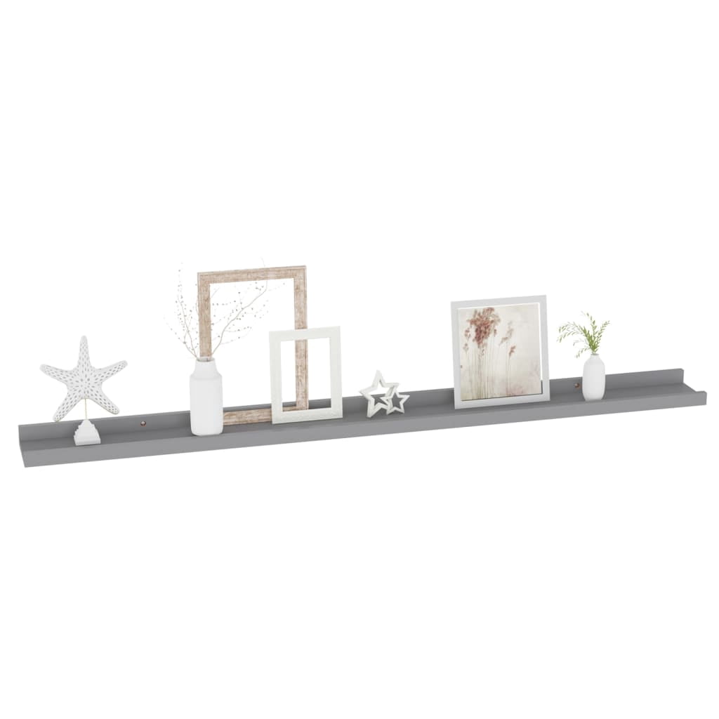 vidaXL Wall Shelf Floating Shelf Wall Mounted Display Shelf for Photo Frame