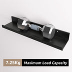 Floating Shelves for Wall Set of 5,Large Wall Shelves for Bathroom, Bedroom, Kitchen, Living Room Storage and Decoration, Black Picture Ledge