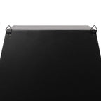 Ebros Gift 4.75” x 19.5” Black Coffin Floating Shelf