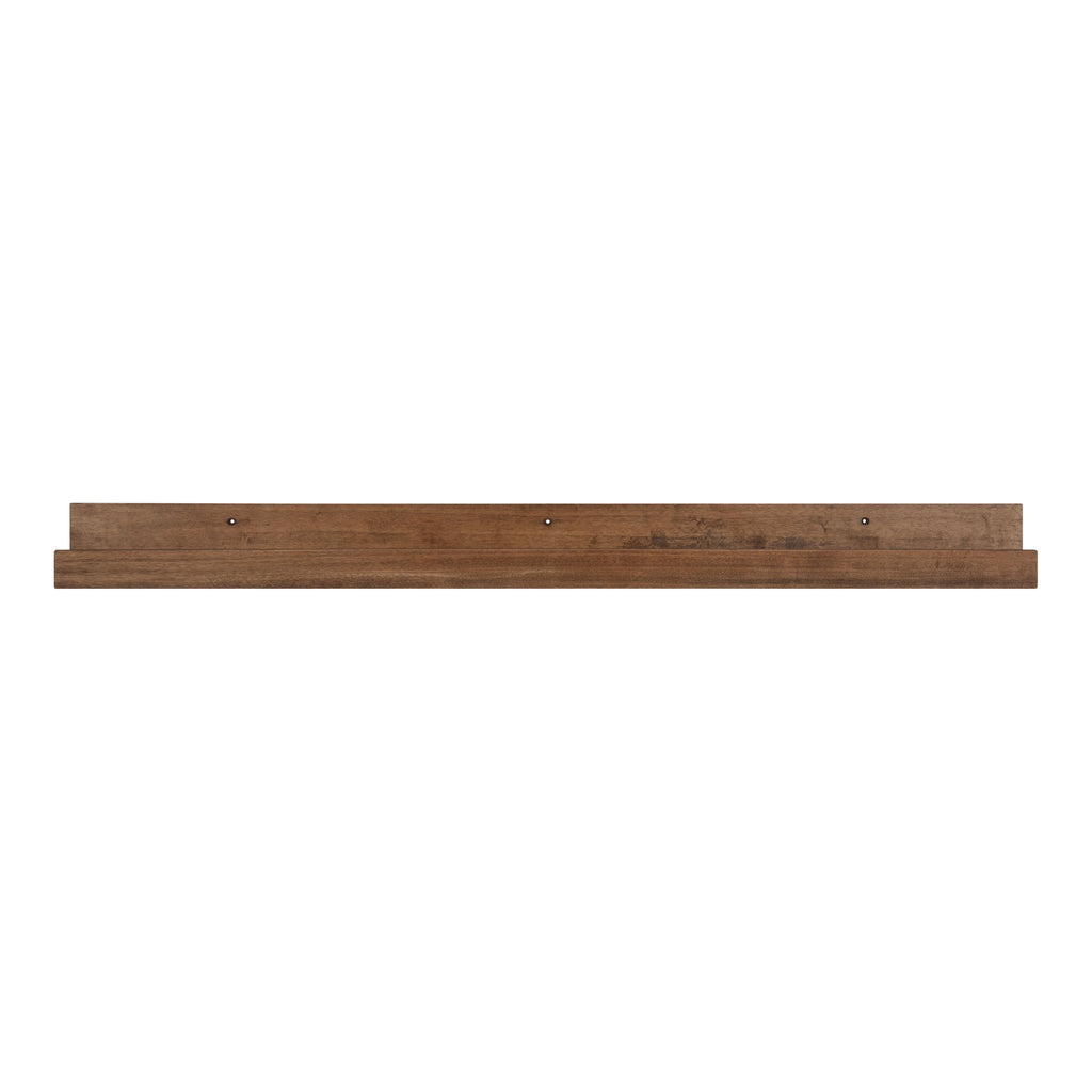 Kate And Laurel Wood Floating Shelf, 42 In x 3.5 In, Brown
