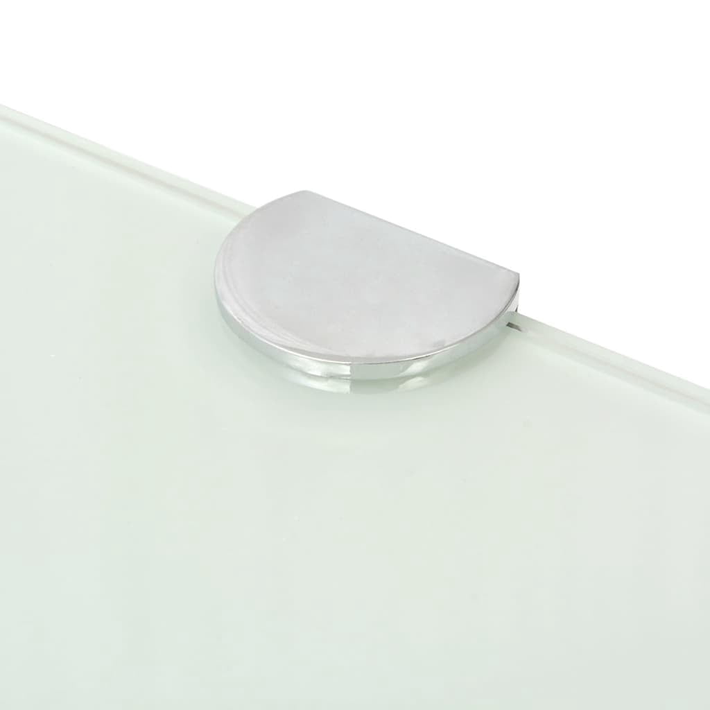 vidaXL Wall Corner Shelf Floating Corner Shelf Display Shelf Tempered Glass