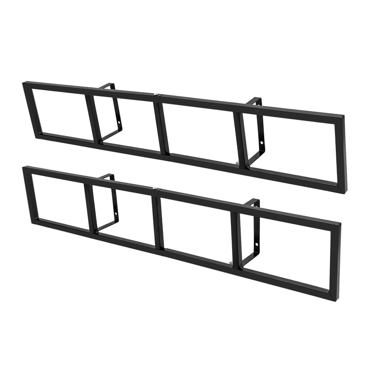 2x Home CD Rack Large Wall Mount Floating Shelf  CD DVD Rack Media Storage Organizer Shelves