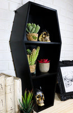 Ebros Gift 4.75” x 19.5” Black Coffin Floating Shelf