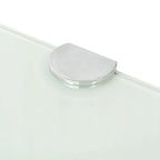 vidaXL Wall Corner Shelf Floating Corner Shelf Display Shelf Tempered Glass