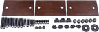 Danya B. 3-Tier Vertical Floating Staggered Industrial Rustic Pipe Shelving Unit - Wall Mount
