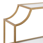 Kate and Laurel Ciel Glam 3-Tier Scalloped Wall Shelf - Gold