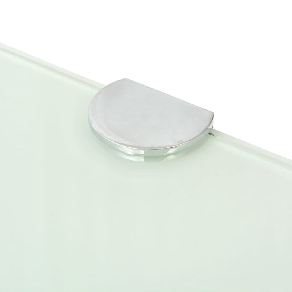 vidaXL Wall Corner Shelf Floating Corner Shelf Display Shelf Tempered Glass