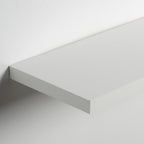 Delta Cycle Slim Floating Wall Shelves, Set of 2, 24’ x 8’ x 1’, White