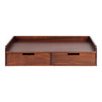 Kate And Laurel Wood Floating Shelf, 28 In x 12 In, Walnut Brown