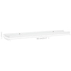 vidaXL Wall Shelves Floating Shelves Wall Mounted Display Shelves for Book