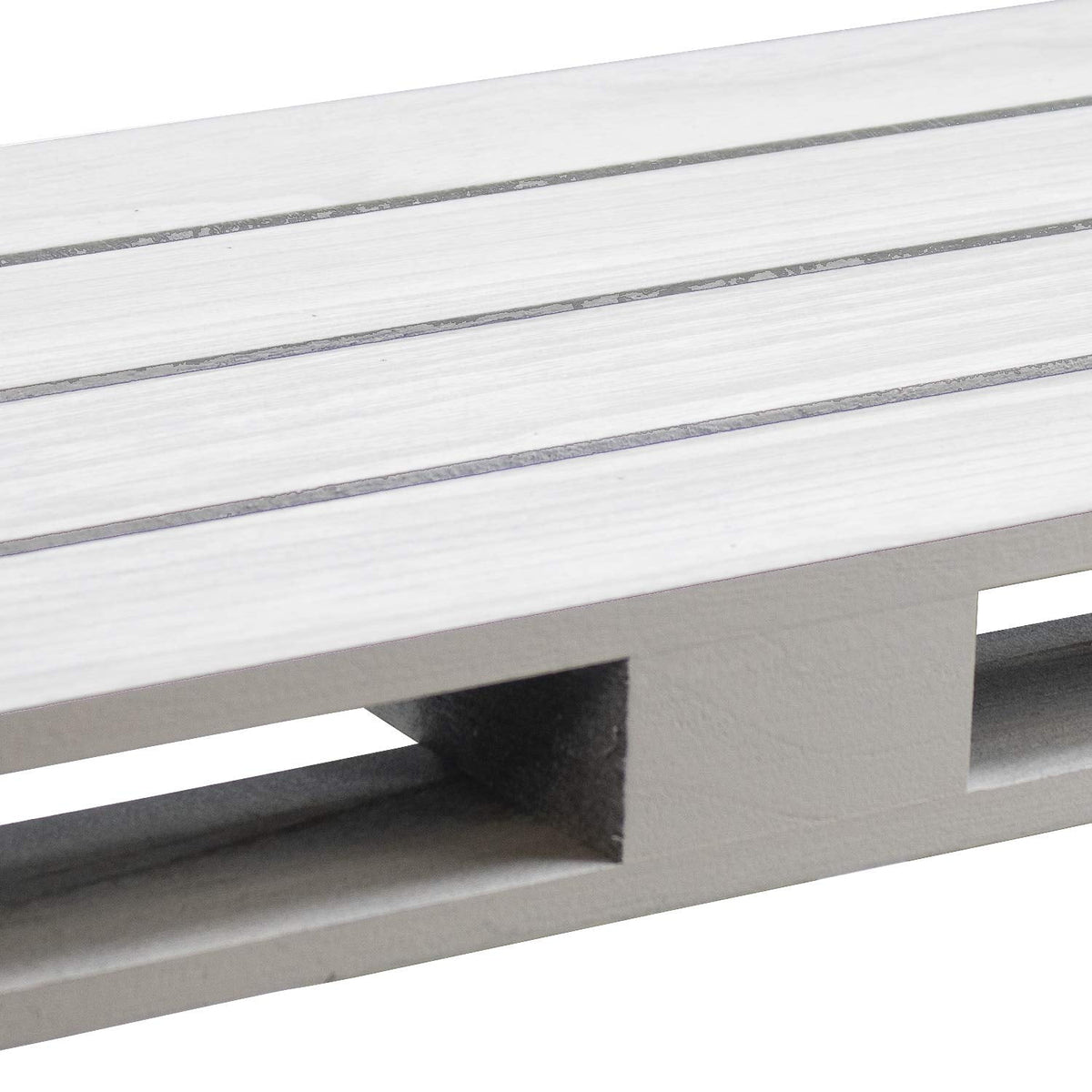 Sorbus Two Wood Floating Shelves - Rustic Farmhouse Floating Shelf Set for Home Décor (2-Pack, Grey)