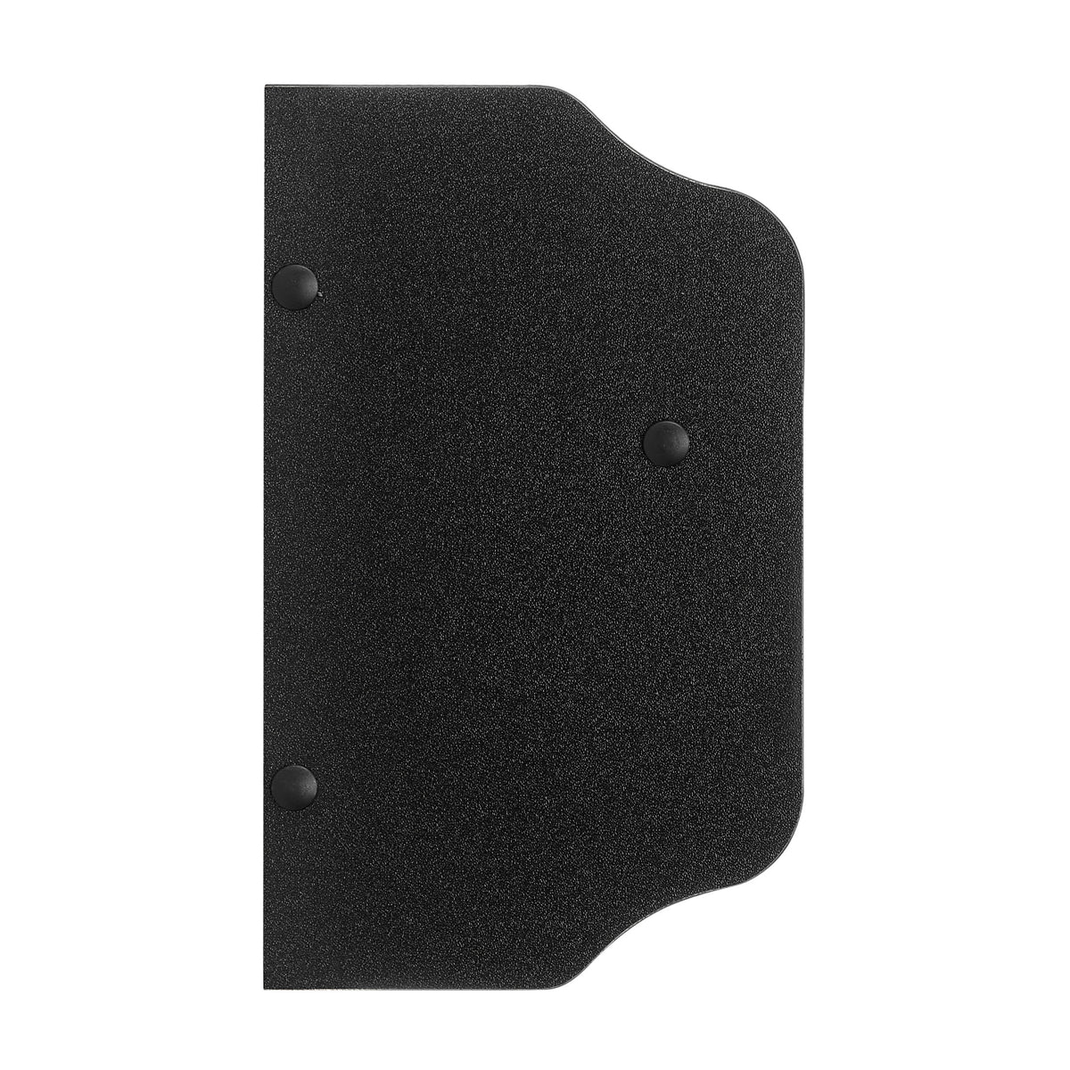 Entryway Floating Utility Wall Shelf with Hooks - Wall Mounted - Black