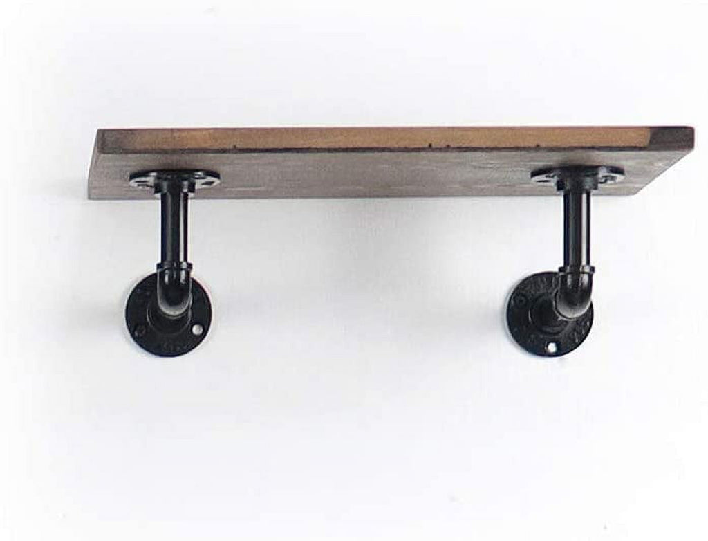 ATT Industrial Pipe Floating Shelf Rustic Vintage Display Rack